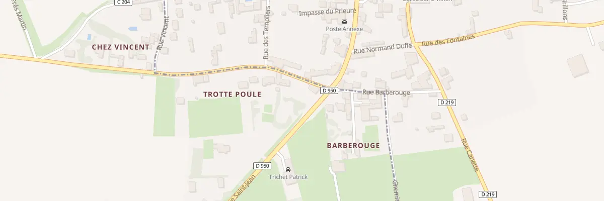 Plan du 2 Rue Saint Jean à Vervant