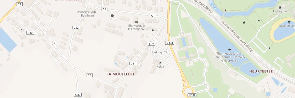 Plan du 4 Rue des Thermes à Jonzac