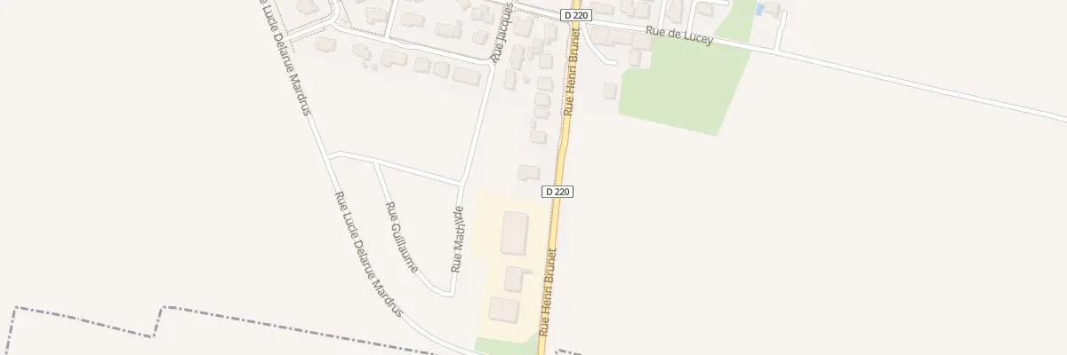 Plan du 28 Rue Henri Brunet à Authie