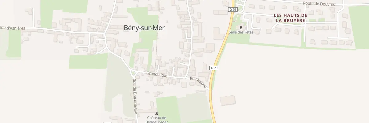 Plan du 7 Rue Sainte-Marie à Bény-sur-Mer