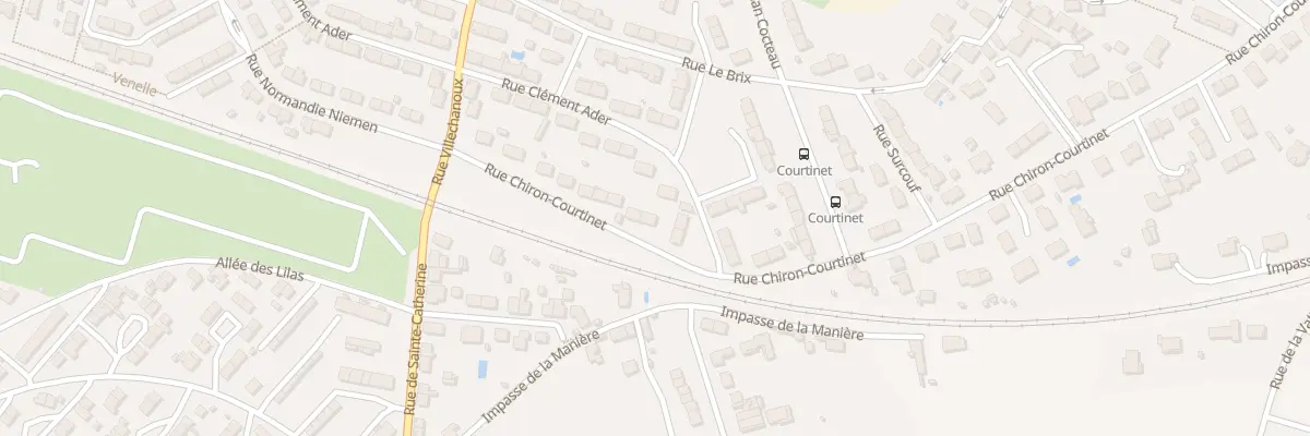 Plan du 17 Rue Chiron Courtinet à Niort