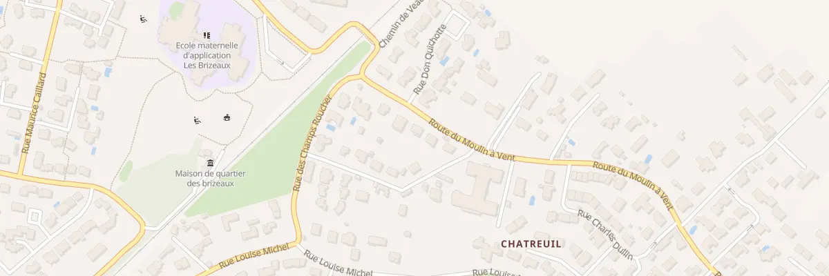 Plan du 65 Rue du Moulin à Vent à Niort