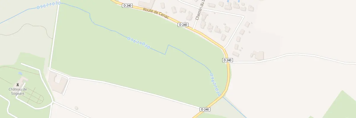 Plan du 40 Rte de Cenac à Saint-Caprais-de-Bordeaux