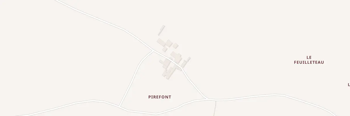 Plan du 126 Rte de Pirefont à Coulonges