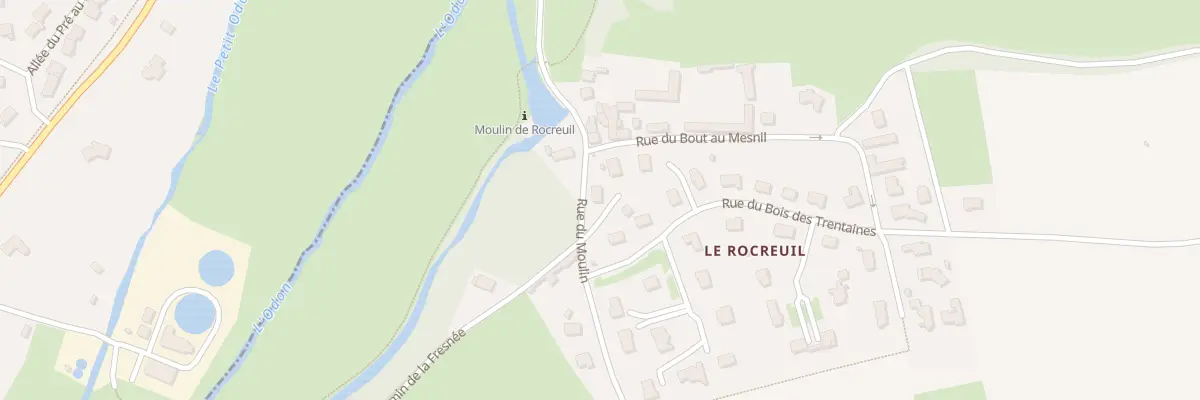 Plan du 5090 Rue du Moulin à Éterville