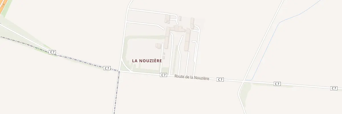 Plan du 14 La Nouziere à Fors