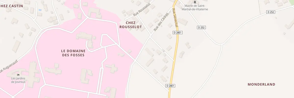 Plan du 9 Rue des Cèdres à Saint-Martial-de-Vitaterne