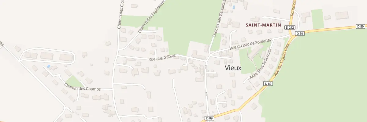 Plan du 5B Rue des Gâbles à Vieux