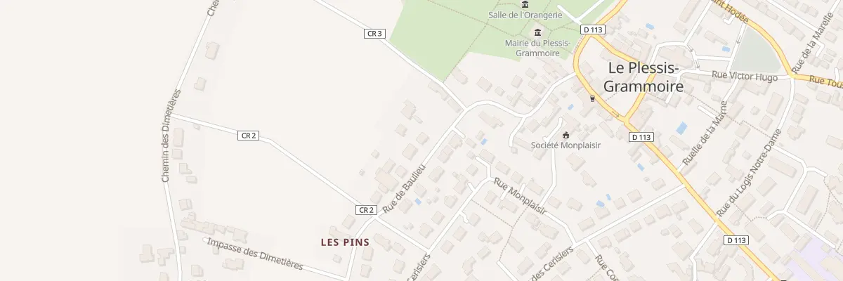 Plan du 14B Rue de Baulieu au Plessis-Grammoire
