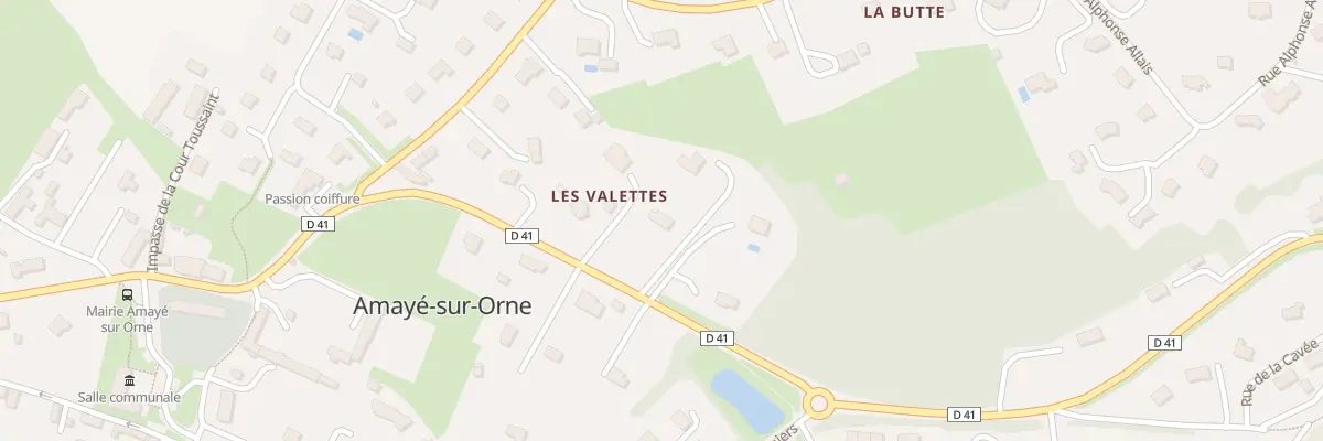 Plan du 5052 Les Valettes à Amayé-sur-Orne