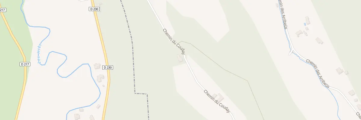 Plan du 1352 Che du Couday à Laroin