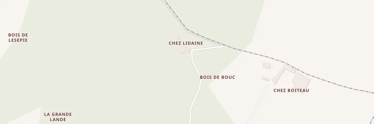 Plan du 5090 Chez Lidaine à Rouffignac