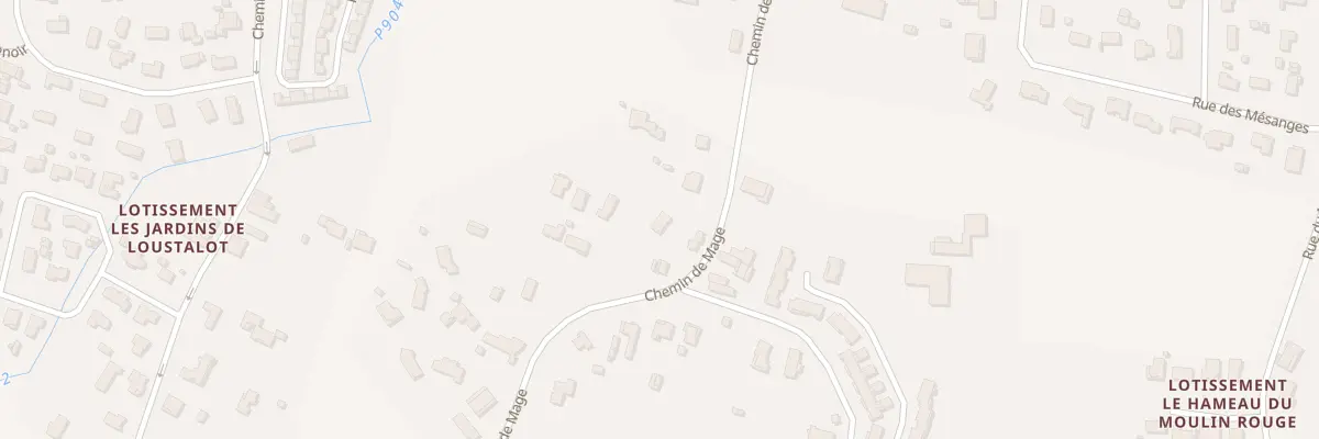 Plan du 37 Che de Mage à Saint-Loubès