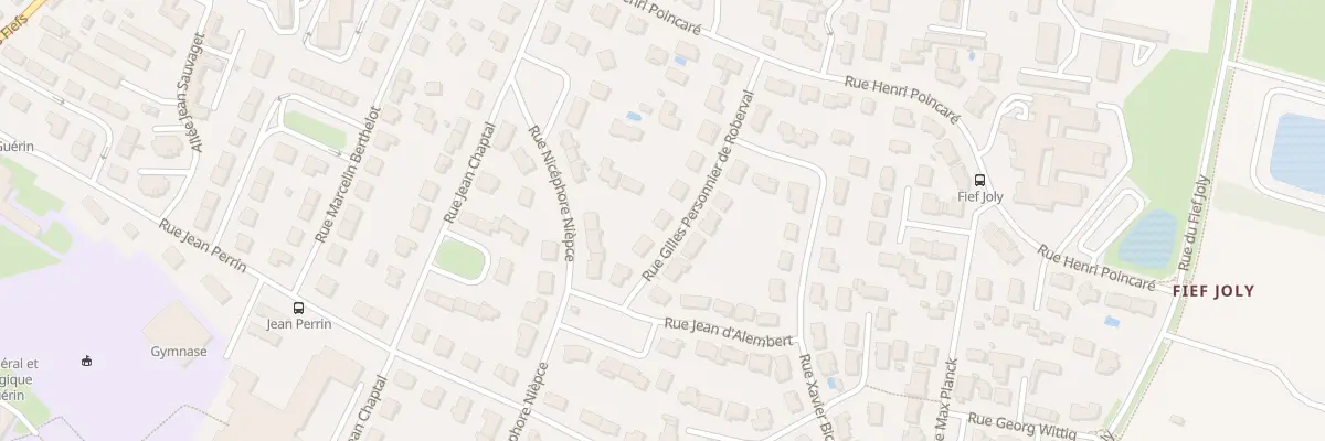 Plan du 12 Rue G Personnier de Roberval à Niort