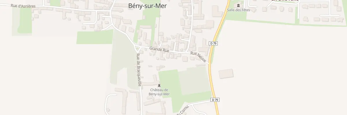 Plan du 1B Gr Grande Rue à Bény-sur-Mer