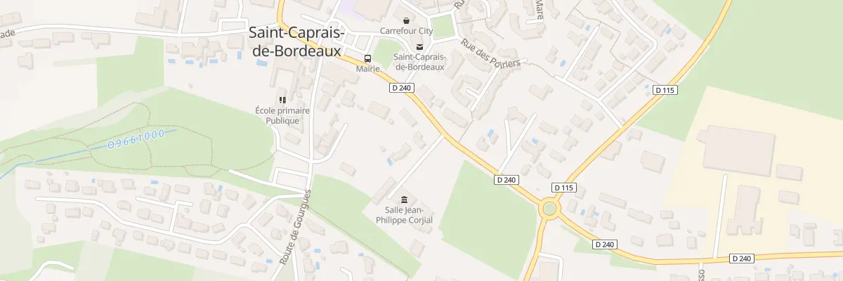 Plan du 17B Av de Loustallaut à Saint-Caprais-de-Bordeaux