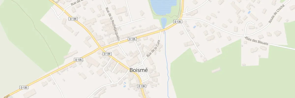 Plan du 3 Rue de la Cure à Boismé