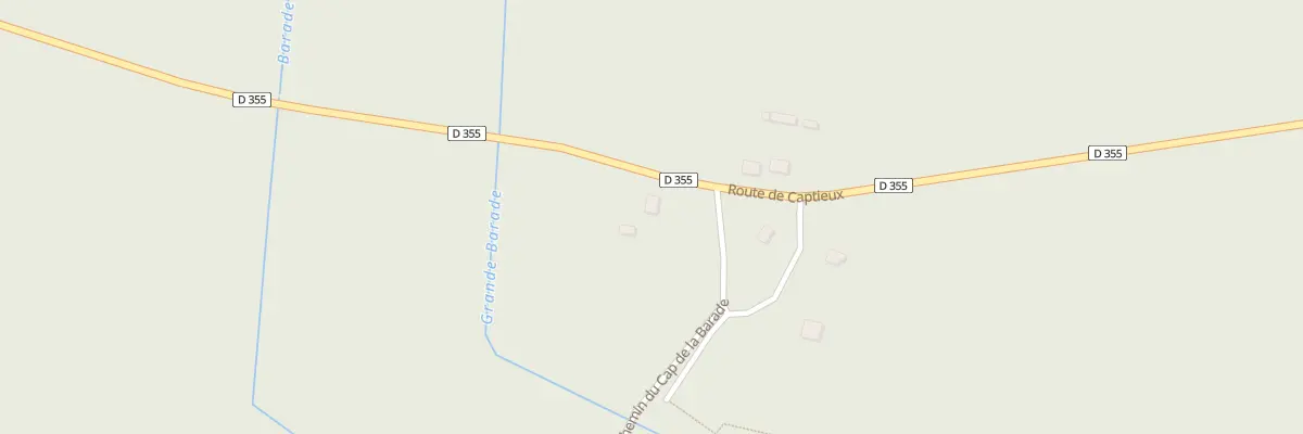 Plan du 3642 Rte de Captieux à Callen