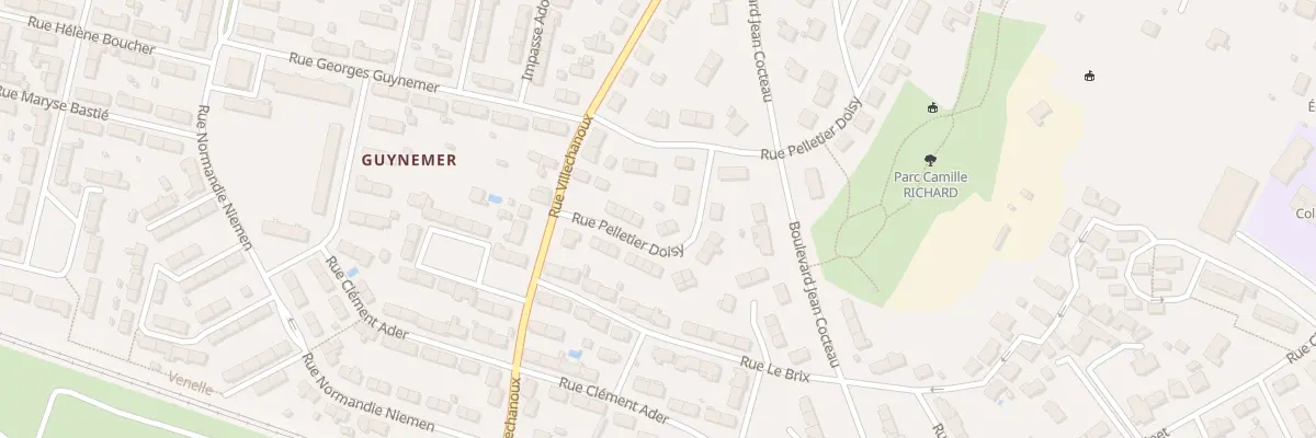 Plan du 9 Rue Pelletier Doisy à Niort