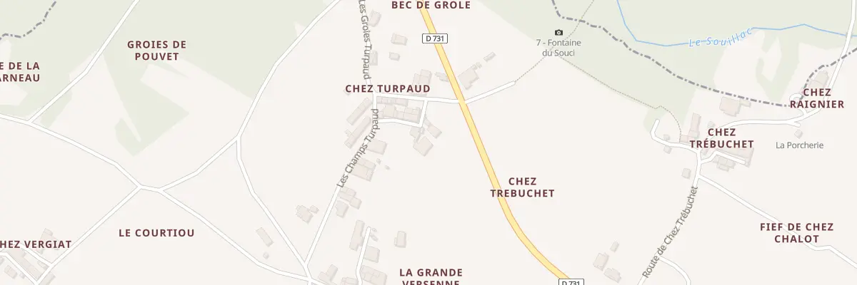 Plan du 7 Four Turpaud à Burie