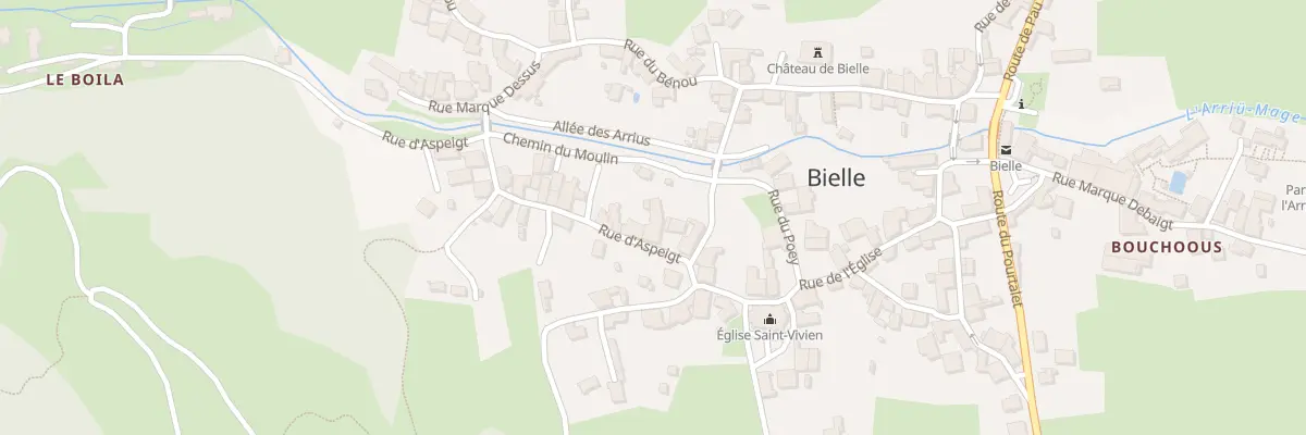 Plan du 4 Rue d’Aspeigt à Bielle