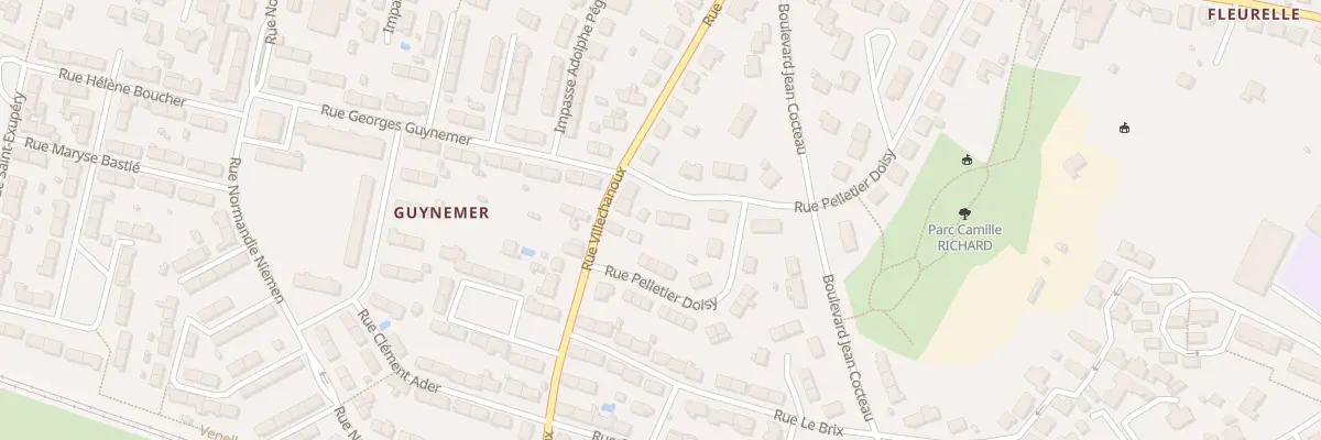 Plan du 24 Rue Georges Guynemer à Niort