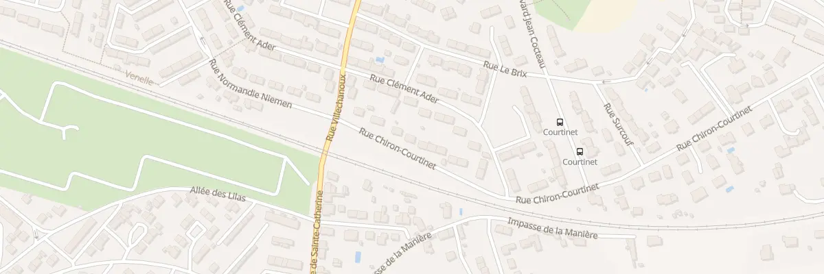 Plan du 7 Rue Chiron Courtinet à Niort