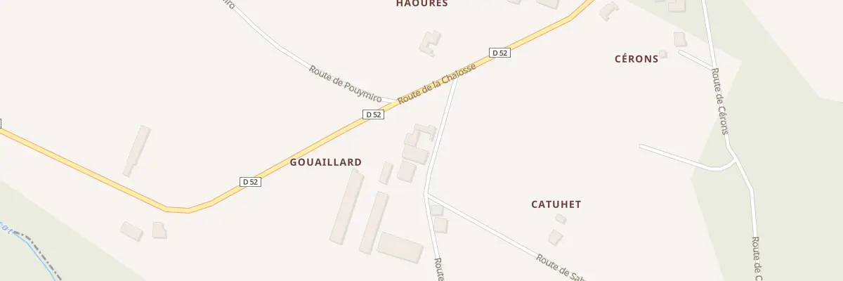 Plan du 86 Rte de Catuhet à Larrivière-Saint-Savin