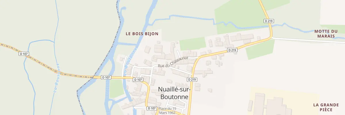 Plan du 7 Rue du Chateaunot à Rives-de-Boutonne