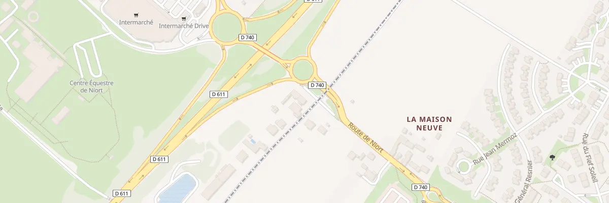 Plan du 410 Rte d’Aiffres à Niort