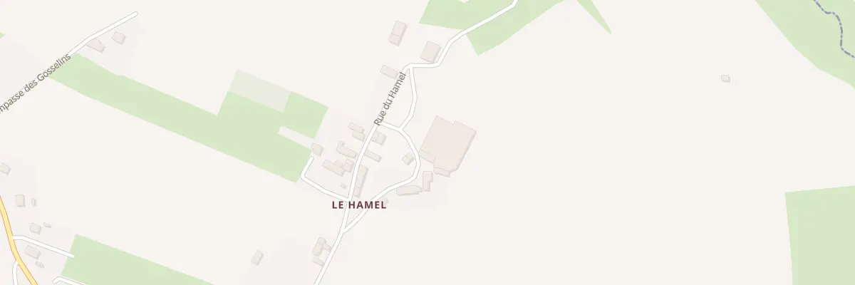 Plan du 2 Rue du Hamel à Combray