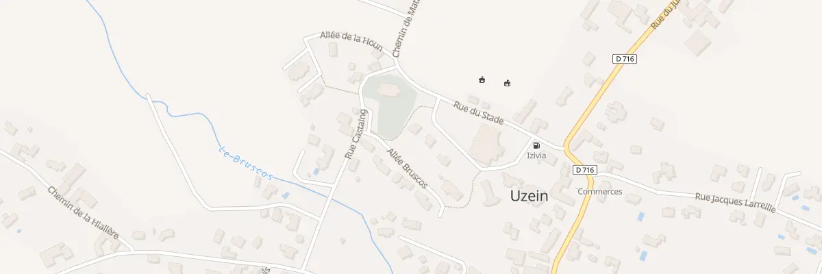 Plan du 9500 All du Bruscos à Uzein