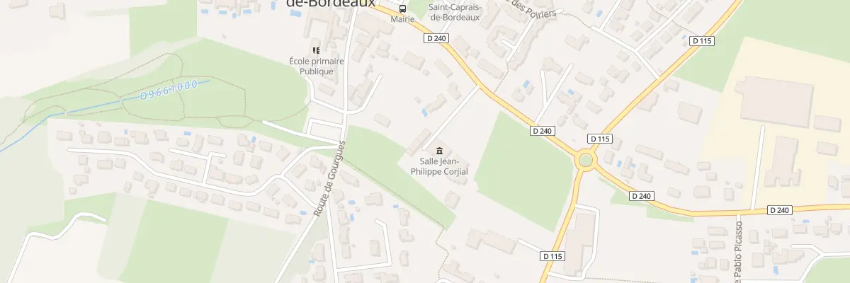 Plan du 231 Loustallaut à Saint-Caprais-de-Bordeaux