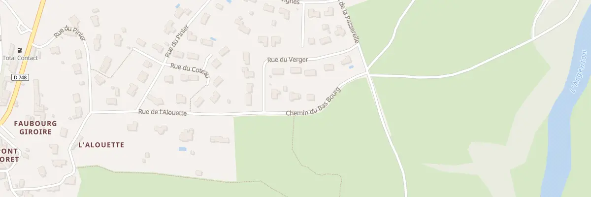 Plan du 6 Rue de l’Alouette Breuil à Argentonnay