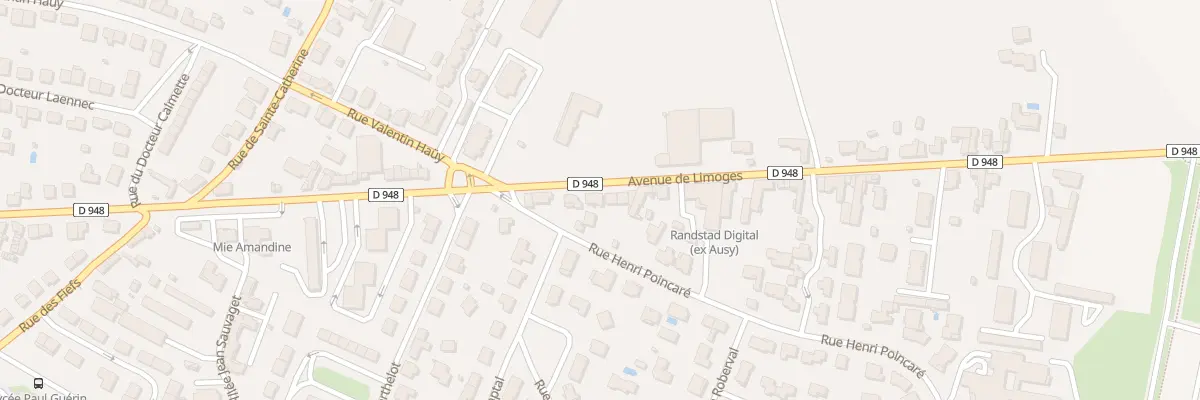 Plan du 354B Av de Limoges à Niort