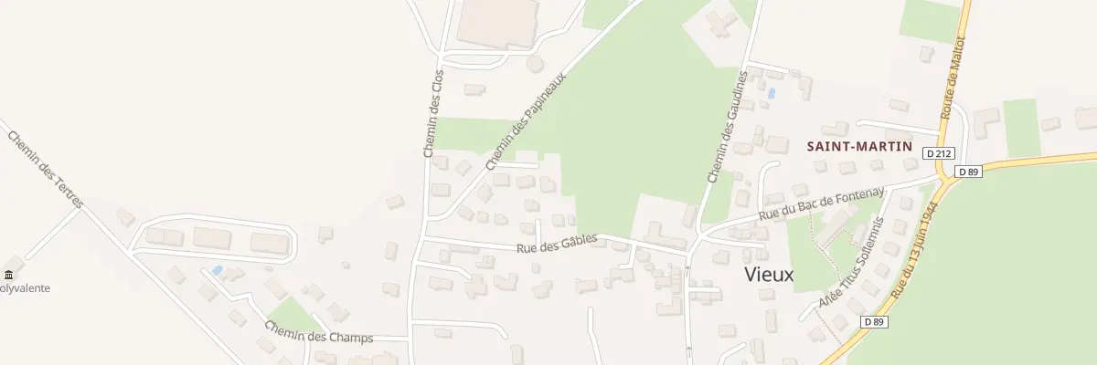 Plan du 2 Che des Papineaux à Vieux