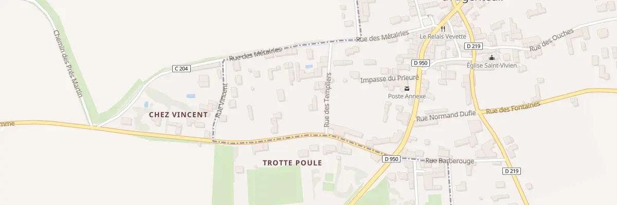 Plan du 8 Rue des Evreuils aux Églises-d’Argenteuil