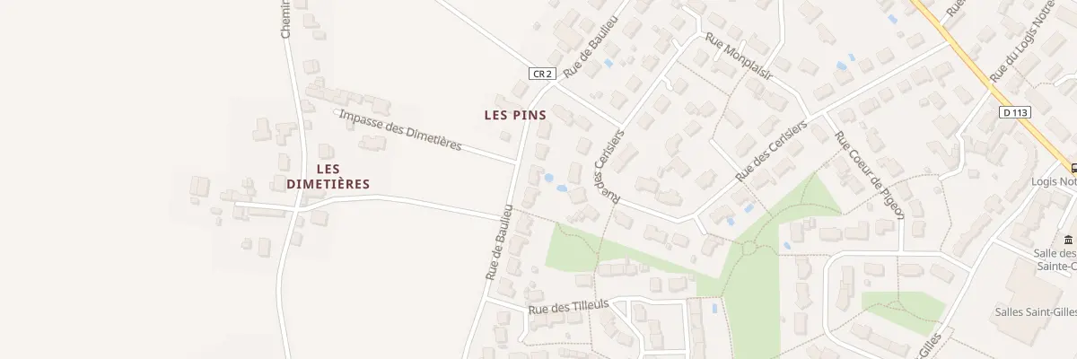 Plan du 19 Rue de Baulieu au Plessis-Grammoire