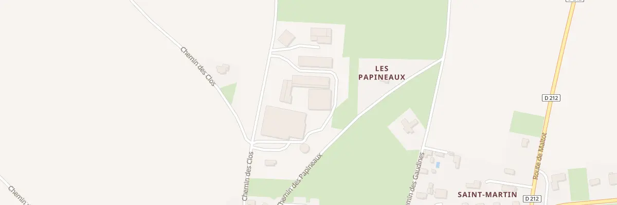 Plan du 22 Che des Clos à Vieux