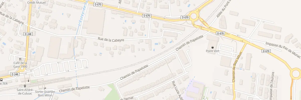 Plan du 59T Rue de la Cabeyre à Saint-André-de-Cubzac