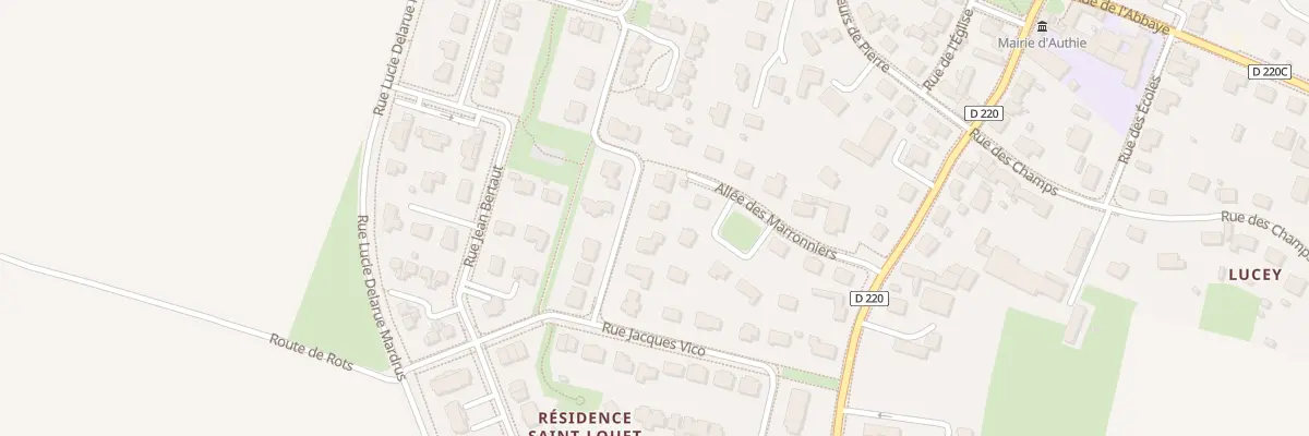 Plan du 13 Rue Cotis Capel à Authie