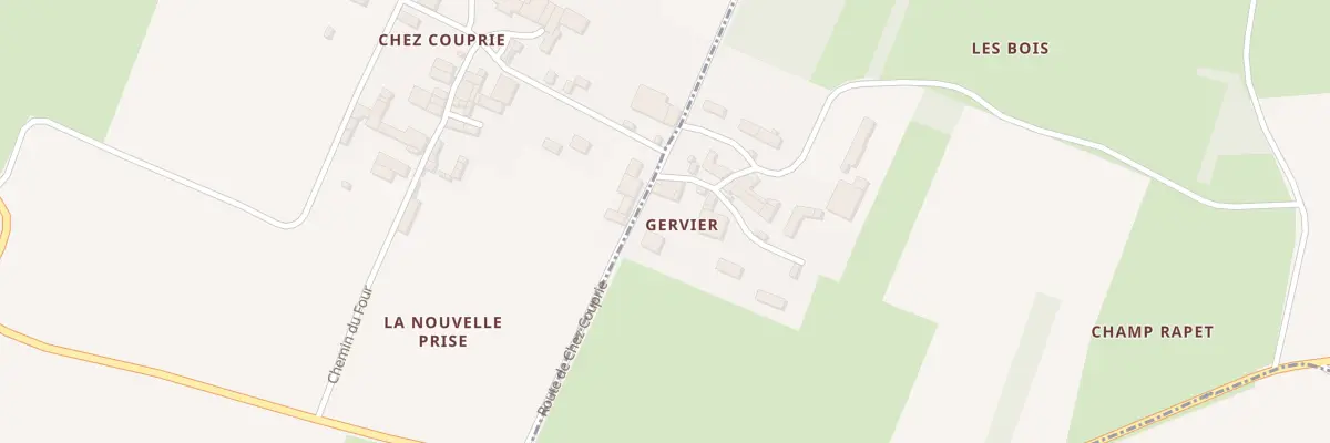 Plan du 5176 Chez Gervier à Authon-Ébéon