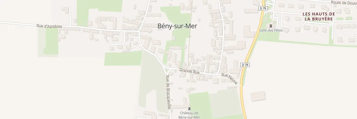 Plan du 20 Gr Grande Rue à Bény-sur-Mer