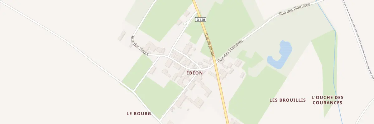 Plan du 6009 Le Bourg à Authon-Ébéon