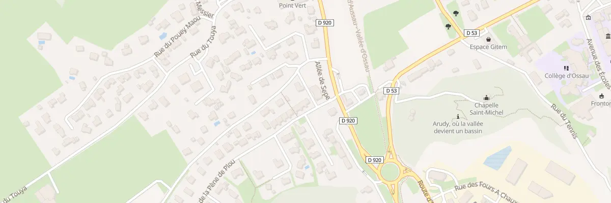 Plan du 2A Rue Pene de Plou à Arudy
