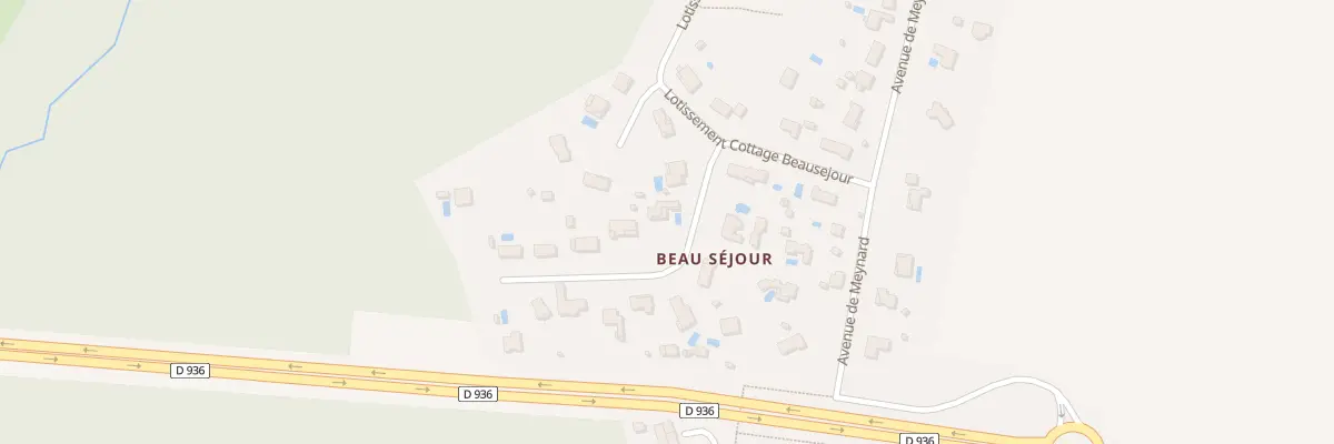 Plan du 340 Beausejour Nord à Fargues-Saint-Hilaire