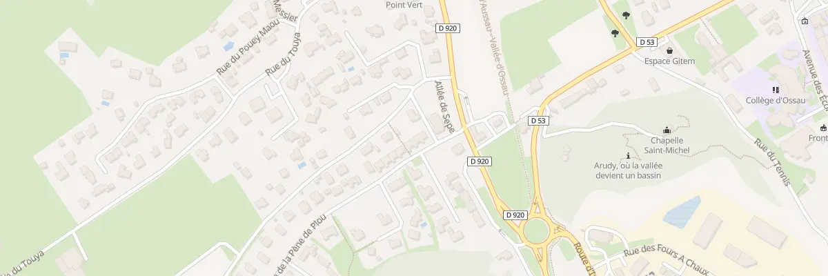 Plan du 2B Rue Pene de Plou à Arudy