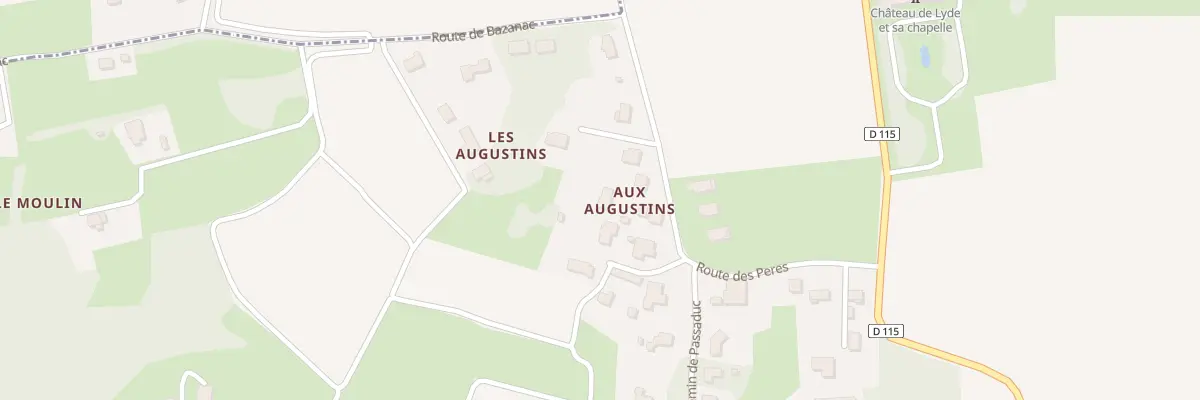 Plan du 5000 Aux Augustins à Baurech