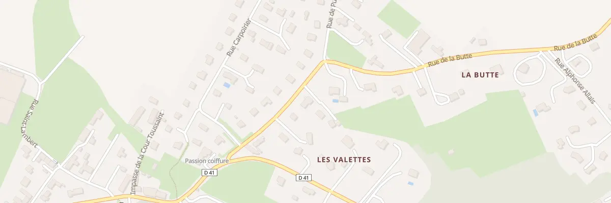 Plan du 8 Rue de la Butte à Amayé-sur-Orne