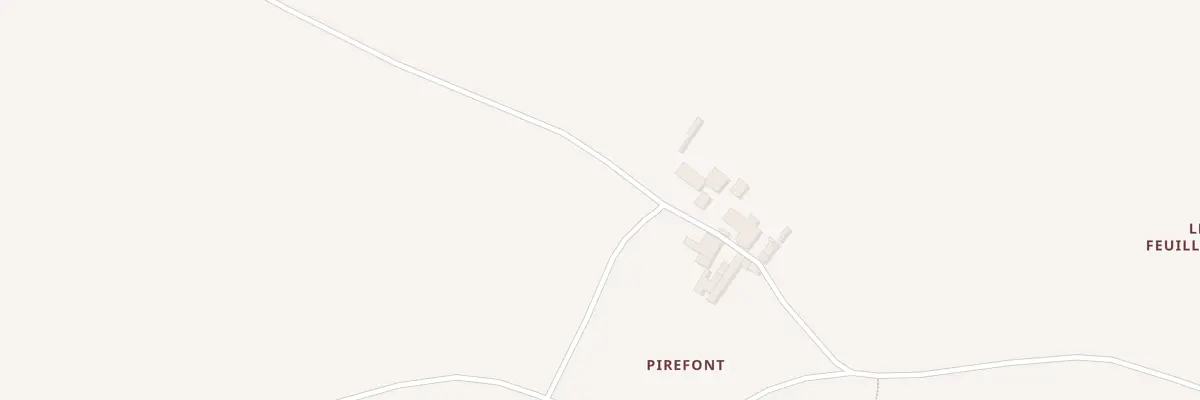 Plan du 135 Rte de Pirefont à Coulonges